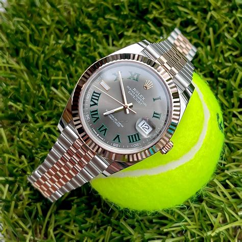 rolex wimbledon silver|rolex datejust wimbledon 2022.